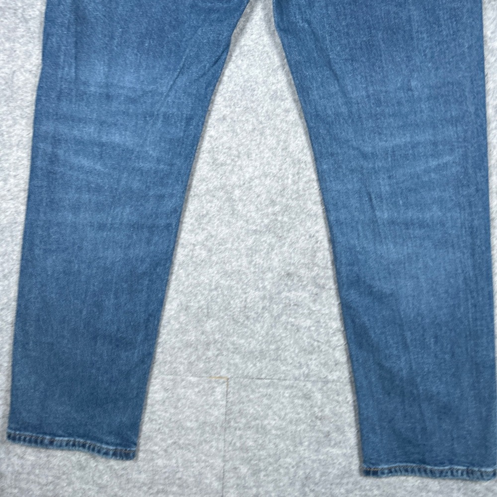 Levi's Denim Jeans Mens 34x32 Blue 514 Straight Fit Casual Workwear Classic - Picture 13 of 16